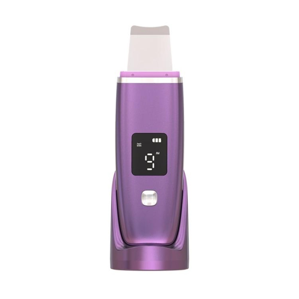 Ultrasonic Shoveling Machine Blackhead Beauty Instrument Iontophoresis Pore Cleaning Instrument(Purple)