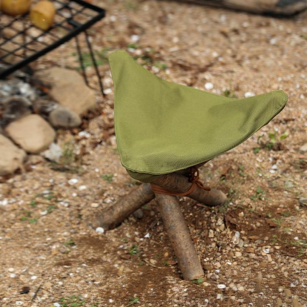 Outdoor Camping Waterproof Canvas Portable Triangle Stool Cloth