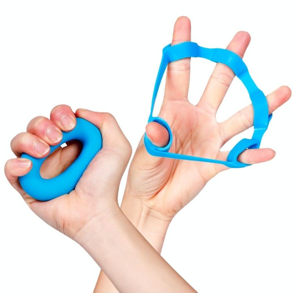 TF122 2 in 1 Silicone Grip Ring + Grip Device Set(Blue)