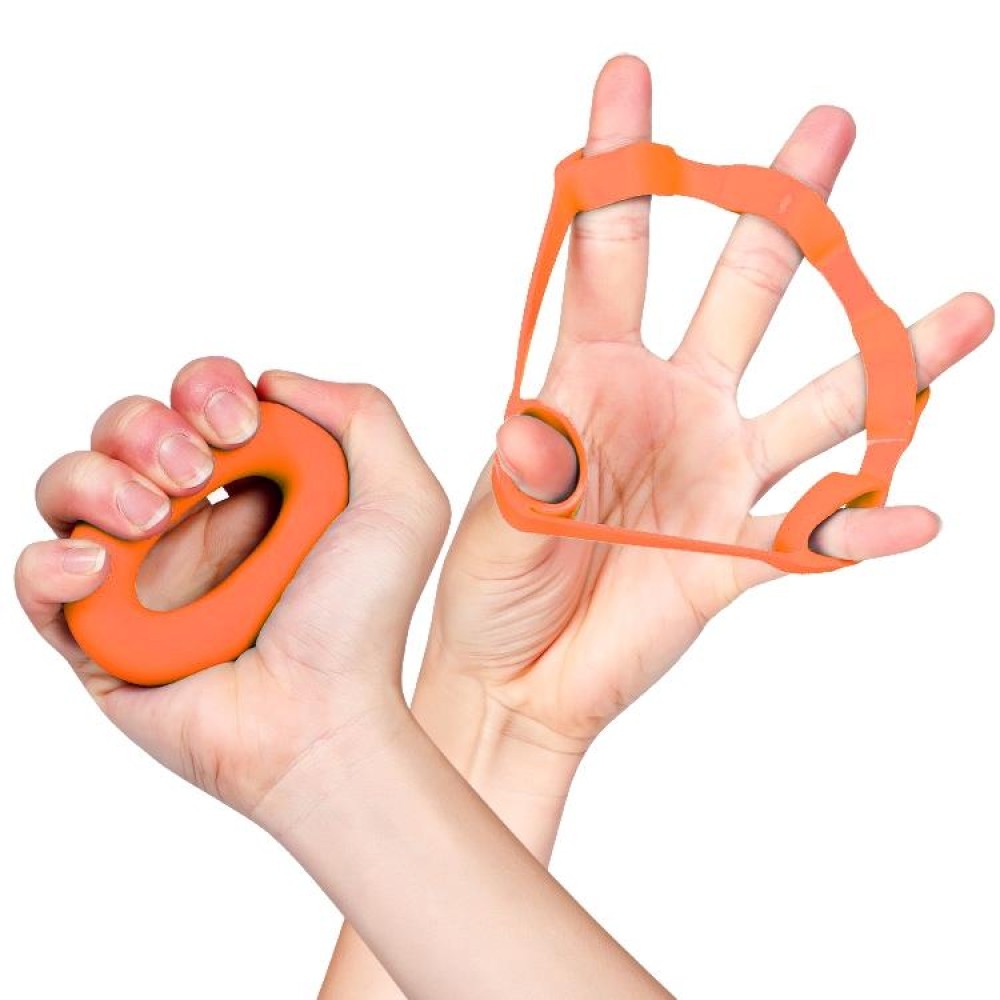 TF122 2 in 1 Silicone Grip Ring + Grip Device Set(Orange)