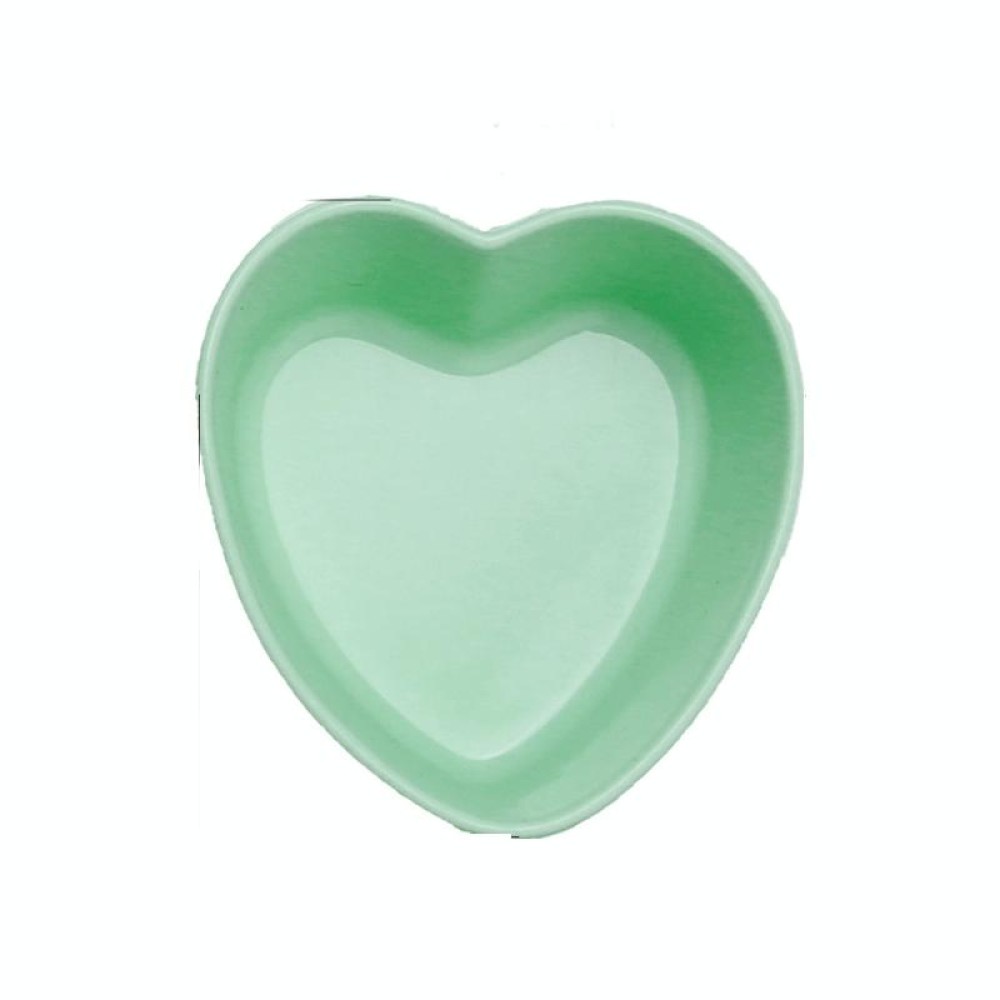 Creative DIY Silicone Cake Cup Muffin Cup Baking Mold,Style: Heart-shaped (Macron Green)