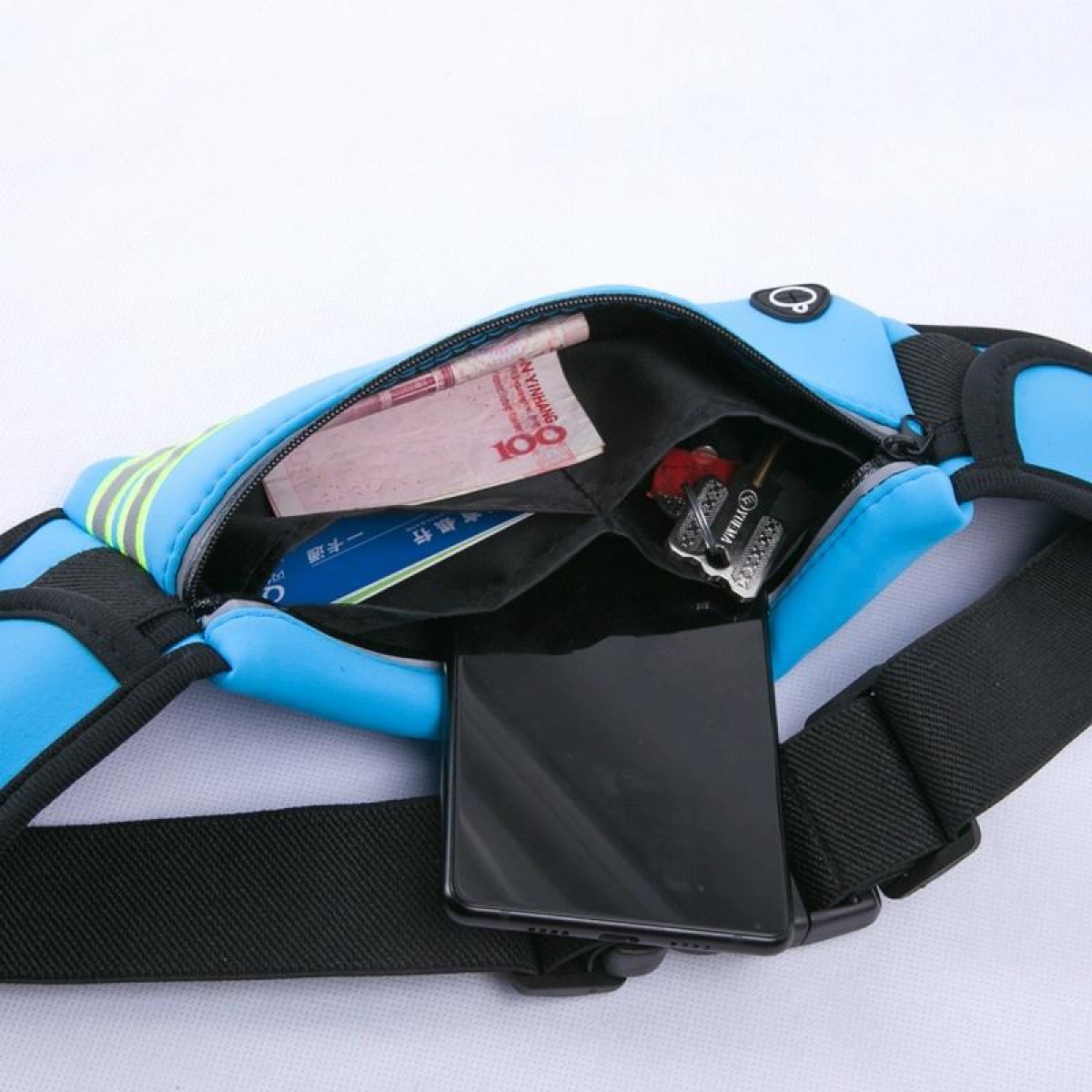 Sports Bottle Belt Bag Mobile Phone Belt Bag(Red)