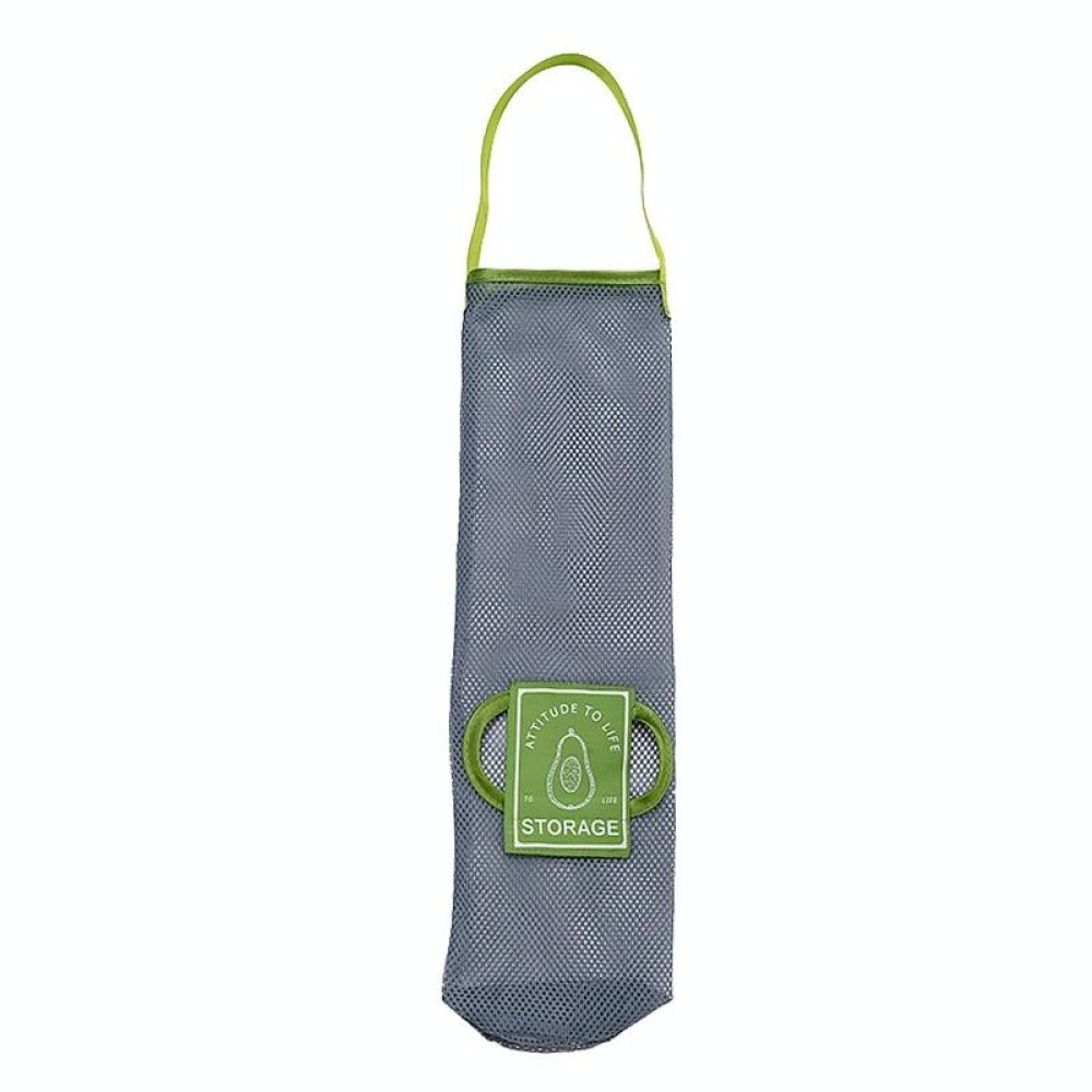 Multifunctional Mesh Bag Storage Bag Portable And Carryable Hanging Bag For Fruit And Vegetable, Colour: Green (Small)