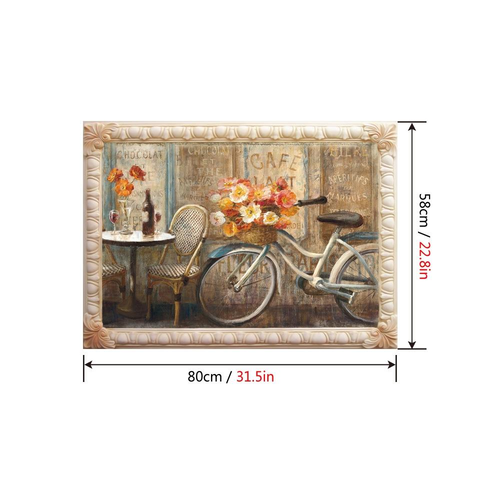 Self-Adhesive Heat-Resistant Oil-Proof Stickers Household Kitchen Stove Tile Wall Stickers, Specification: LZ-002(58x80cm)