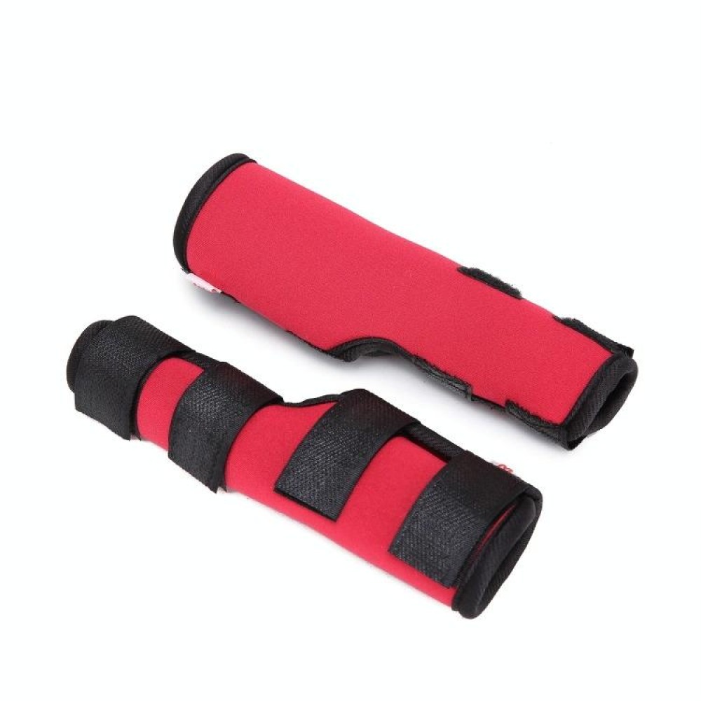 Pet Knee Pads Dog Leg Guards Pet Protective Gear Surgery Injury Sheath, Size: L(HJ02 Classic Red)