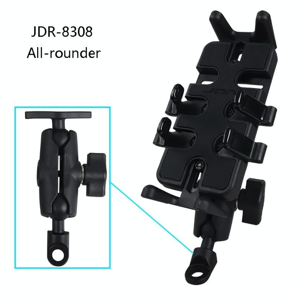 Motorcycle Multi-Function Mobile Phone Holder Adjustable Universal Locomotive Riding Anti-Shake Fixed Equipment(All-rounder Y)