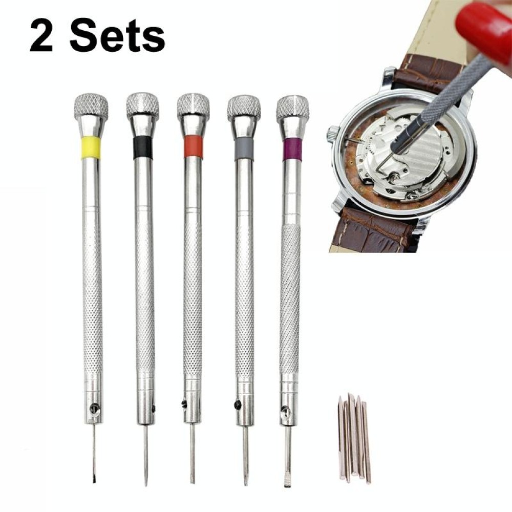 Watch Repair Tools Glasses Computer Screwdrivers, Style: White Bits