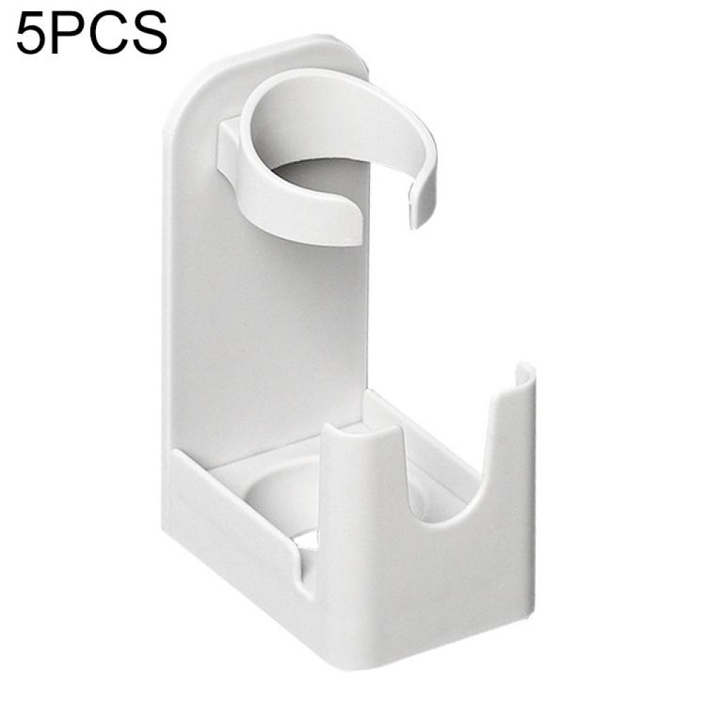 5 PCS Electric Toothbrush Holder Free Perforation Wall-Mounted Dental Storage Rack(Grey)
