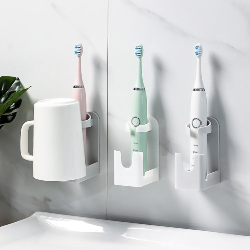5 PCS Electric Toothbrush Holder Free Perforation Wall-Mounted Dental Storage Rack(Grey)