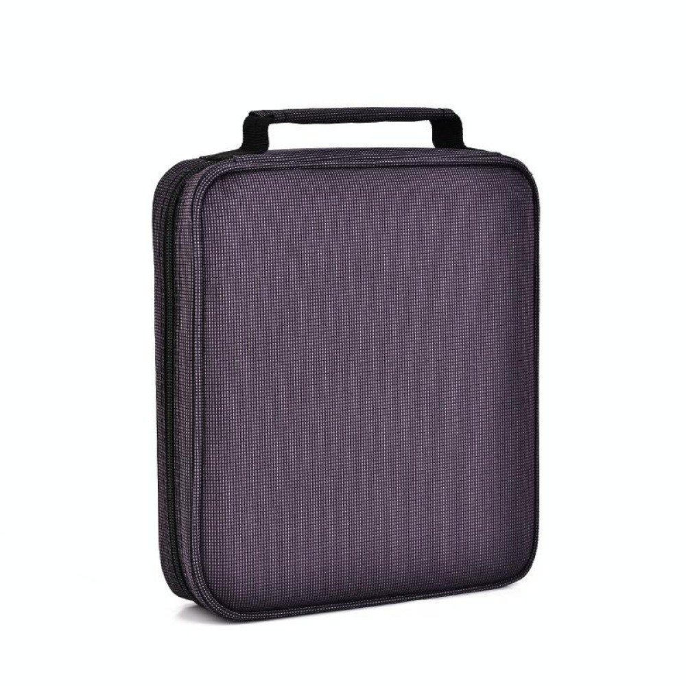 120 Color Pencil Case Large Capacity Student Portable Stationery Bag(Purple)