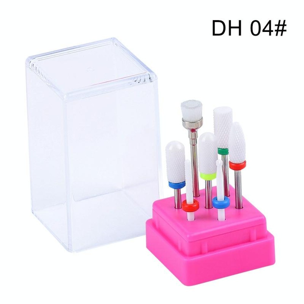 Ceramic Tungsten Steel Alloy Nail Strip Tool Set Grinding Machine Grinding Brush Polishing Tool, Color Classification: DH04