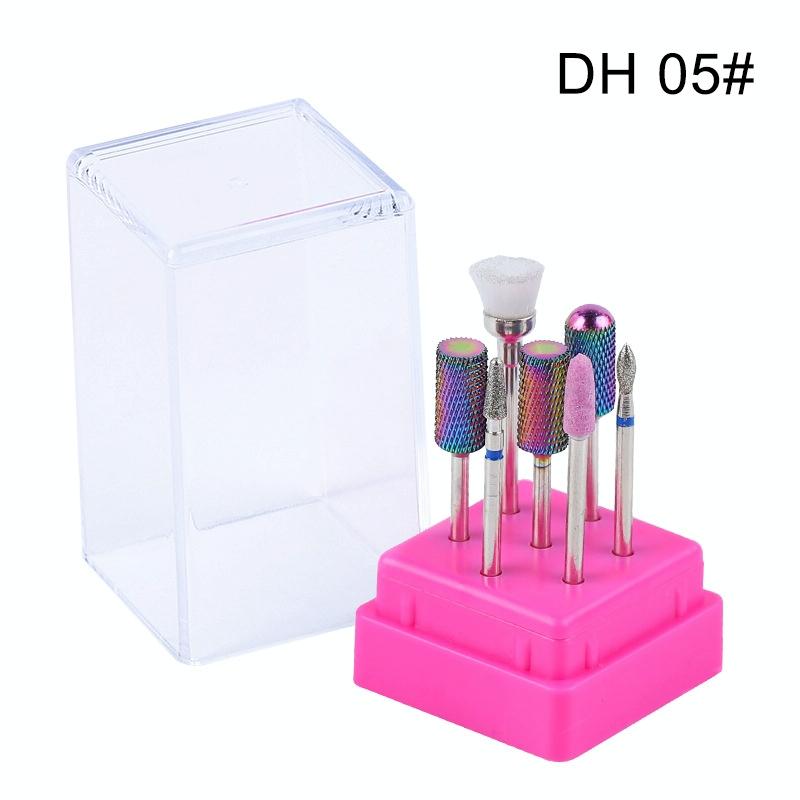 Ceramic Tungsten Steel Alloy Nail Strip Tool Set Grinding Machine Grinding Brush Polishing Tool, Color Classification: DH05