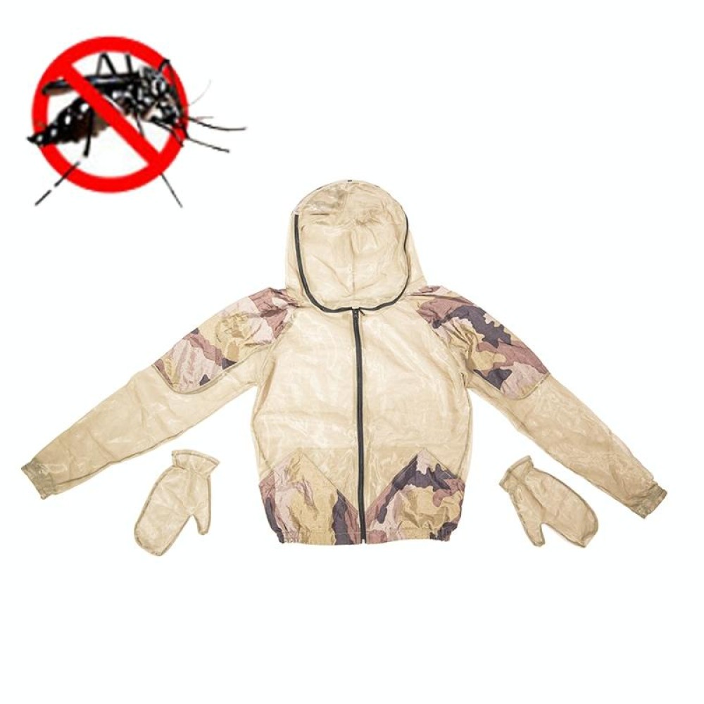 Camping Adventure Anti-Mosquito Bite Suit Summer Outdoor Fishing Breathable Mesh Anti-Mosquito Suit, Specification: Anti-mosquito Clothing(S / M)