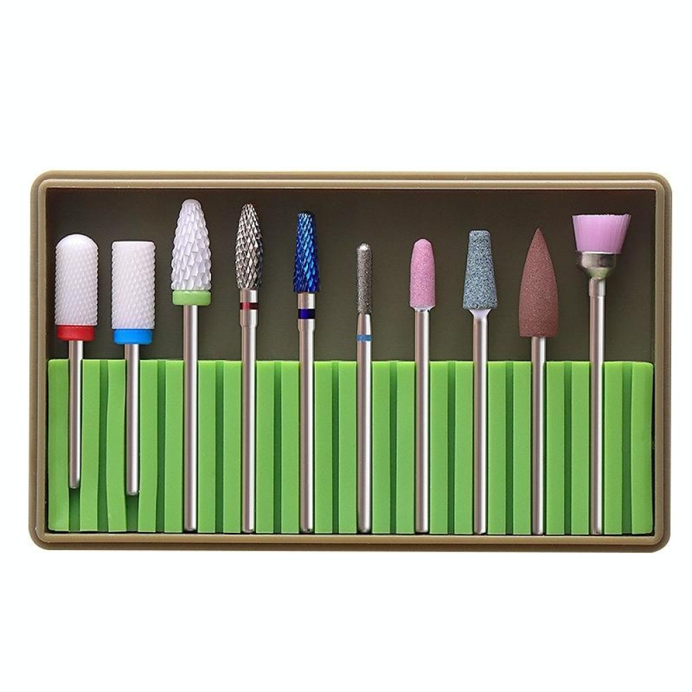 Nail Alloy Tungsten Steel Ceramic Grinding Machine Accessories Nail Grinding Heads Set Polishing Tool, Color Classification: BH-06