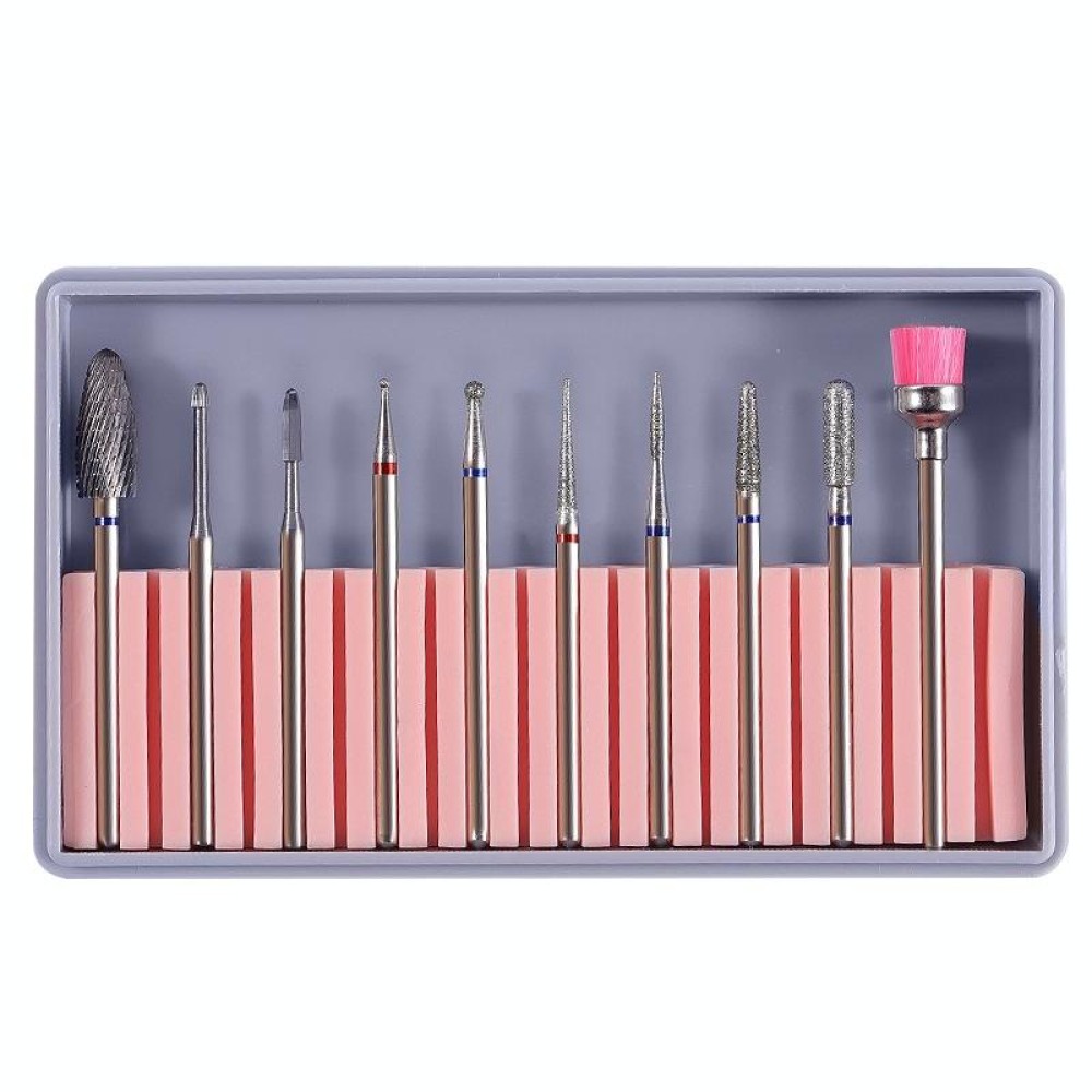 Nail Alloy Tungsten Steel Ceramic Grinding Machine Accessories Nail Grinding Heads Set Polishing Tool, Color Classification: BH-07