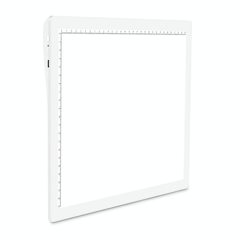 A4-D26  Charging Copy Table Soft Light Eye Protection Edging Copy Board Drawing Board(White)