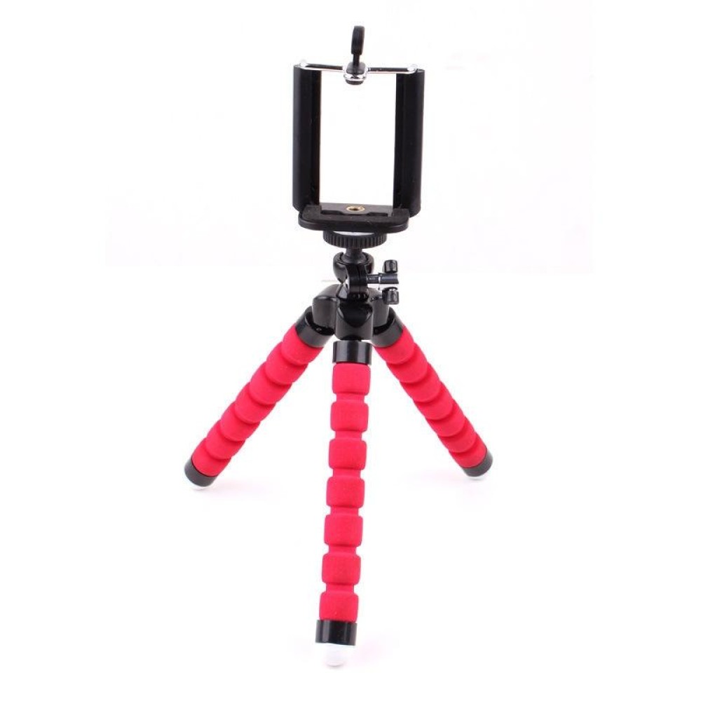 5 PCS Octopus Photography Sponge Mobile Phone Stand Portable Lazy Adjustable Vibrato Live Tripod Stand(Red)