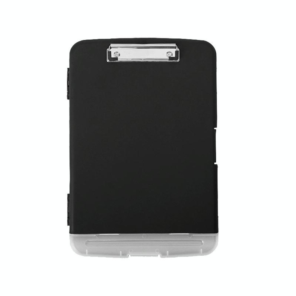 Outdoor Waterproof Paper Storage Archive Box A4 Multi-Function Copy Panel Clip File Box(Black)