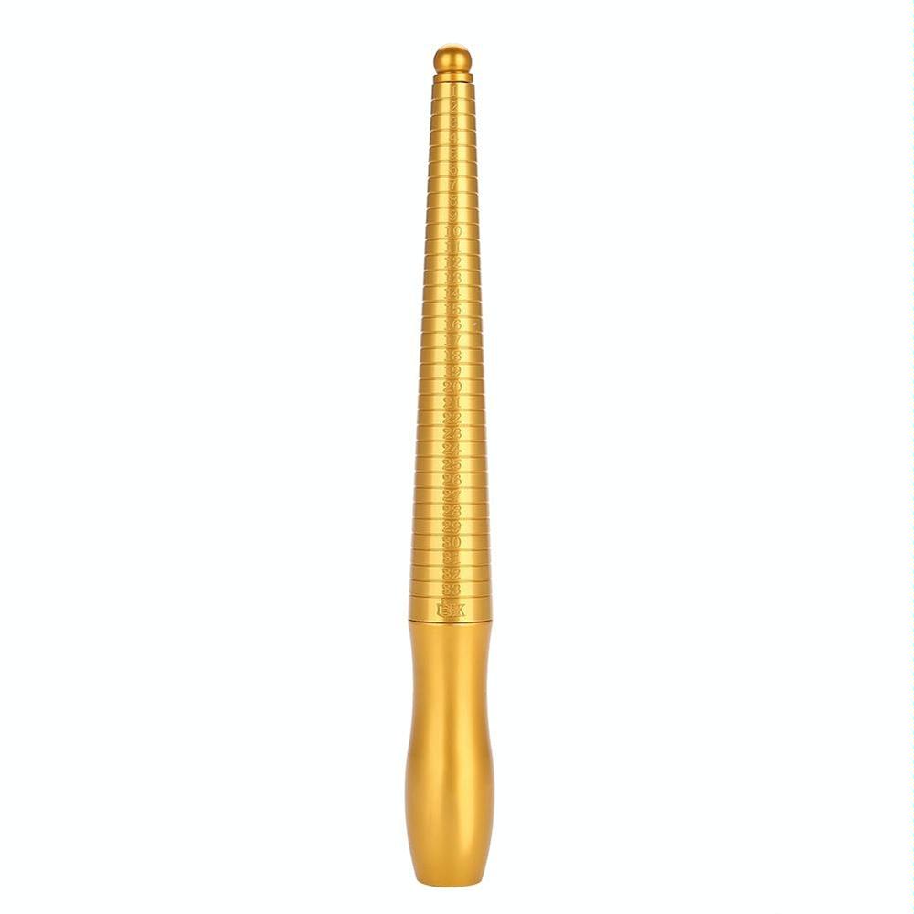 Ring Measurement Tool Ring Formation Repair Correction Adjustment Tools,Style: Golden Rod