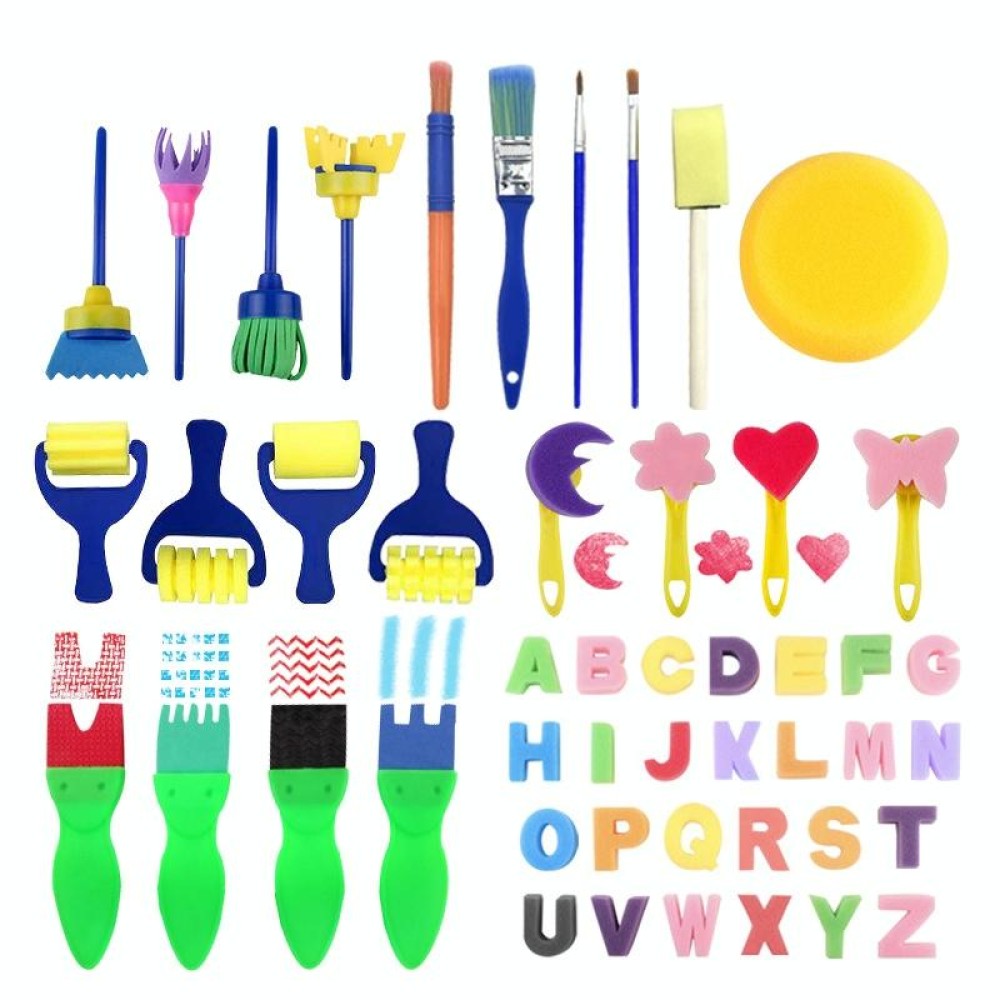 48 In 1 Drawing Art DIY Graffiti Tool For Children, Specification: HM-0048