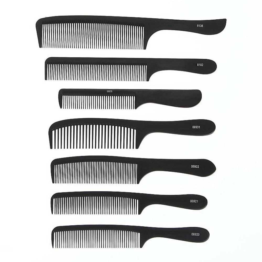 2 PCS Men Haircutting Comb Hair Salon Flat Haircutting Comb(06921)