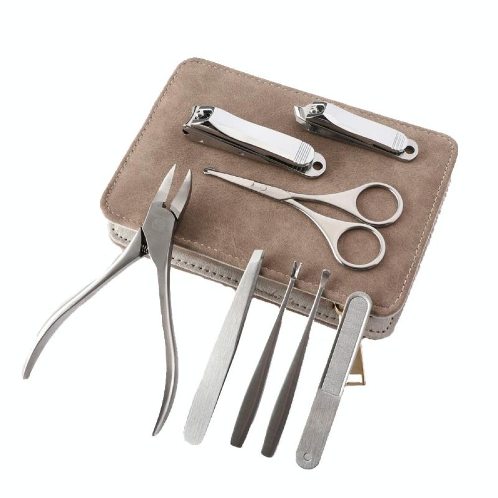 8 PCS / Set Nail Shear Manicure Tools Stainless Steel Nail Clippers Eagle Nose Pliers Nose Hair Clipper