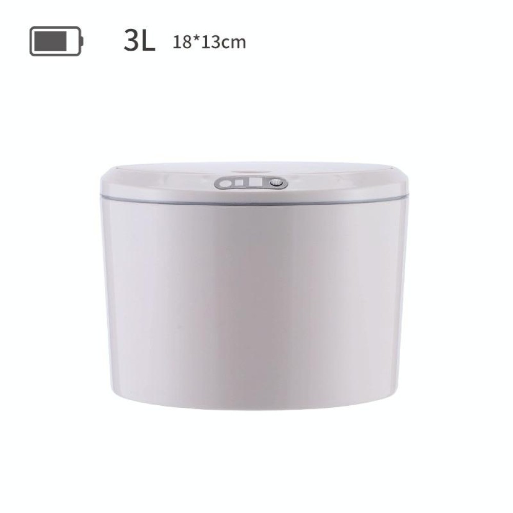 EXPED SMART Desktop Smart Induction Electric Storage Box Car Office Trash Can, Specification: 3L Battery Version (Khaki)