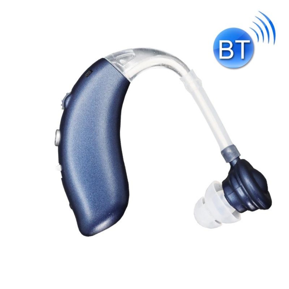 G25 Bluetooth Hearing Aid Elderly Sound Amplifier Sound Collector, Colour: EU Plug(Deep Blue)