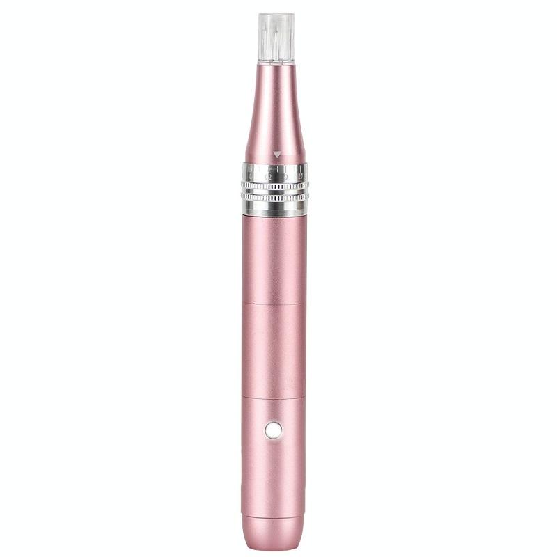 Microcrystalline Nano Electric Importer Micro-Needle Freckle Removal Beauty Instrument, Colour: Rlectric Microneedle (Pink)