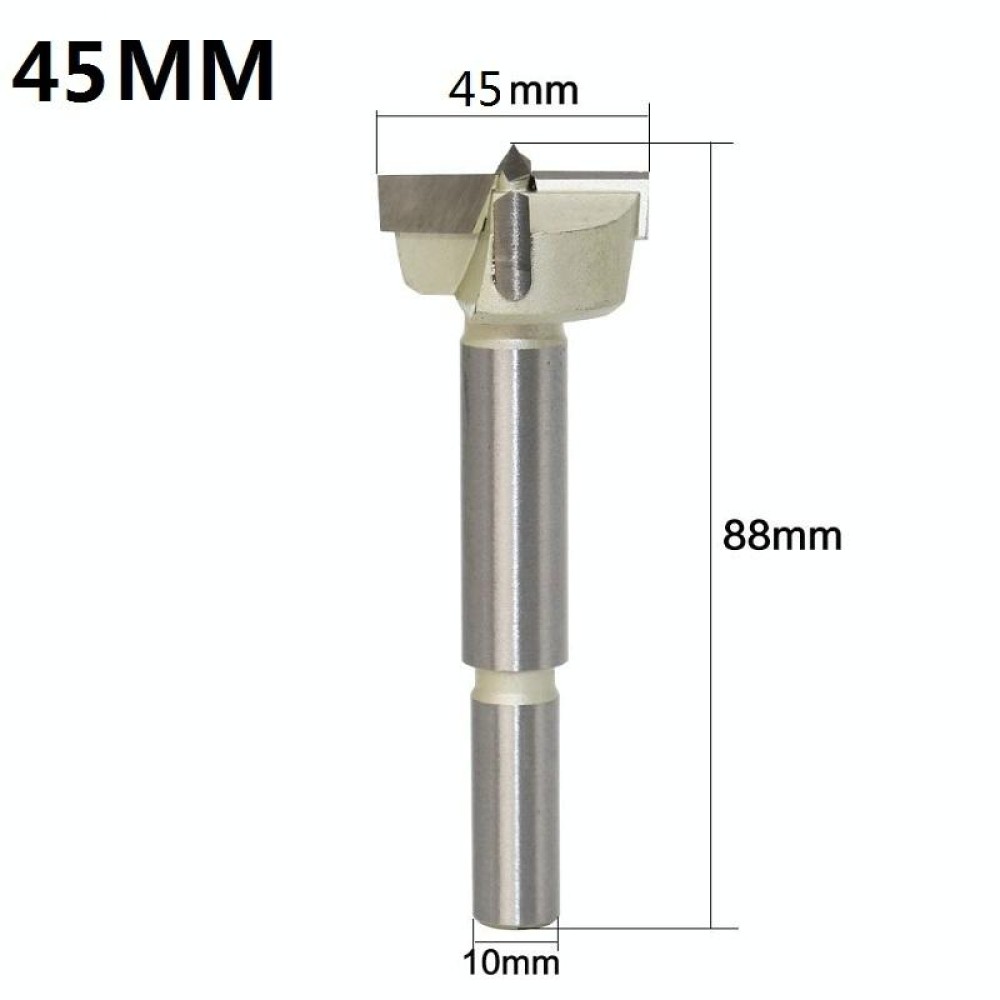 45mm Woodworking Drill Bit Hole Opener Round Lengthened Wooden Door Drill