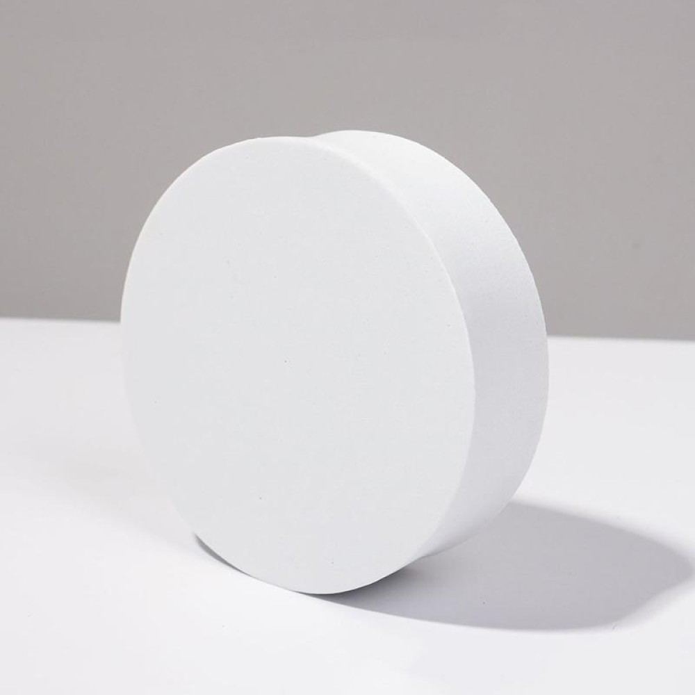 8 PCS Geometric Cube Photo Props Decorative Ornaments Photography Platform, Colour: Large White Cylindrical