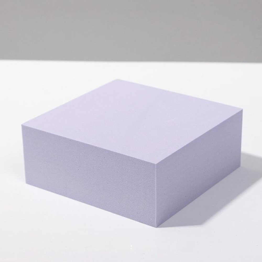 8 PCS Geometric Cube Photo Props Decorative Ornaments Photography Platform, Colour: Small Purple Rectangular
