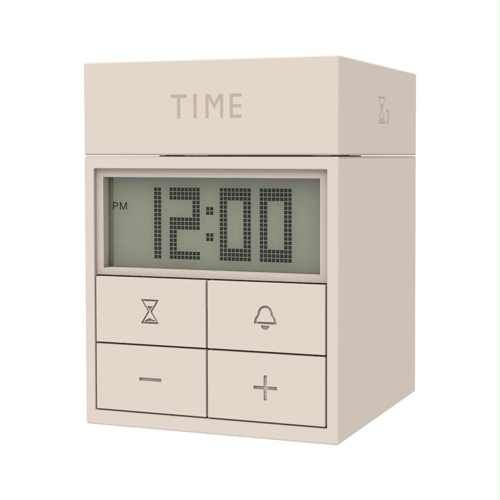 Rotating Magic Box Kitchen Timer Children Learning Time Manager Alarm Clock(Lotus Color)