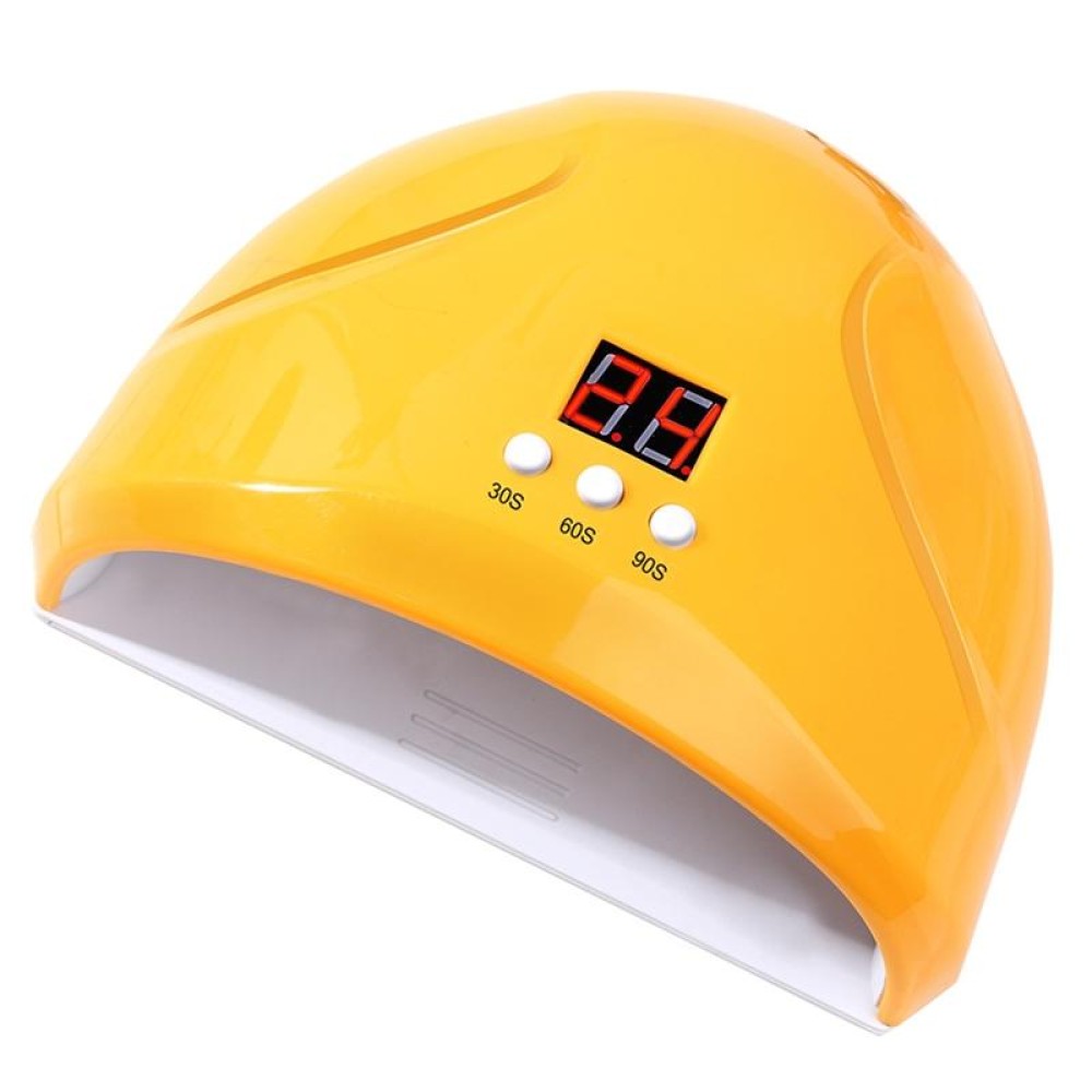 Smart Sensor Nail Phototherapy Lamp Manicure Tool Baking Lamp(Yellow)