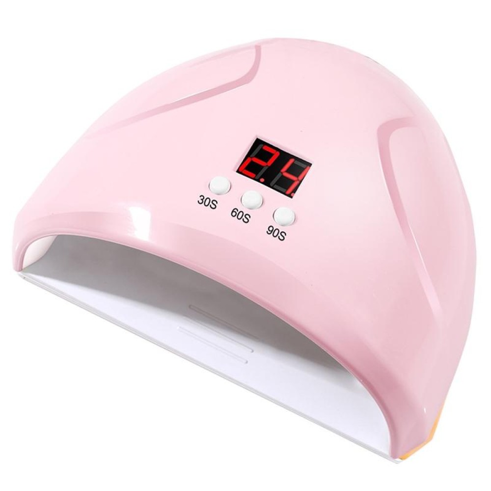 Smart Sensor Nail Phototherapy Lamp Manicure Tool Baking Lamp(Pink)