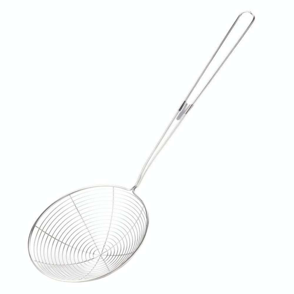 Stainless Steel Colander Noodle Spoon Oil Filter Spoon, Specification: Silver