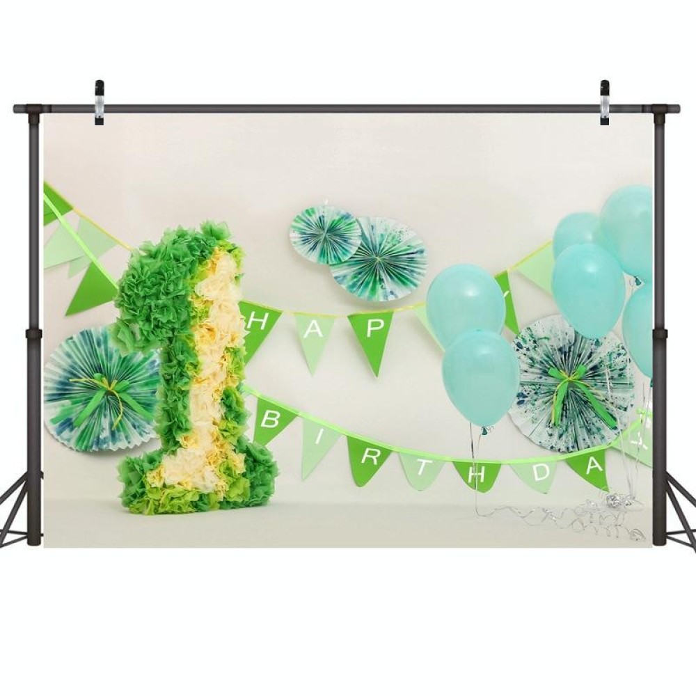 2.1m X 1.5m One Year Old Birthday Photography Background Party Decoration Hanging Cloth(585)