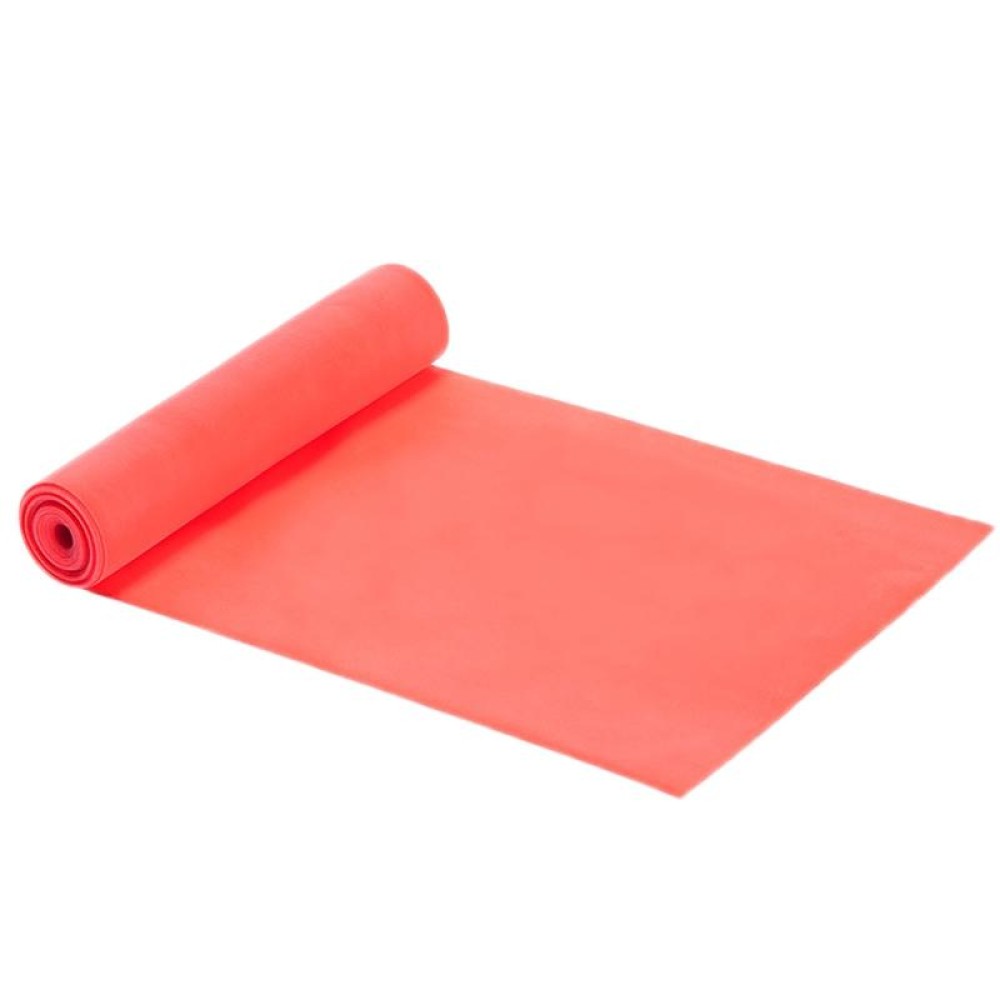 Latex Yoga Stretch Elastic Belt Hip Squat Resistance Band, Specification: 1500x150x0.35mm (Pure Red)