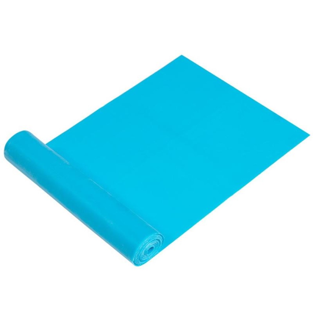 Latex Yoga Stretch Elastic Belt Hip Squat Resistance Band, Specification: 2000x150x0.35mm (Pure Blue)
