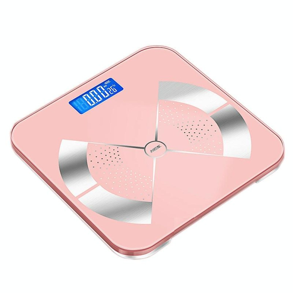 Home Weight Scale Accurate Healthy Body Fat Scale, Size: 28x28cm(Battery Version Pink)