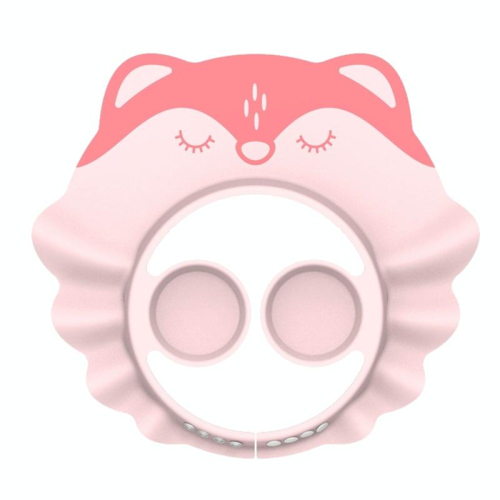 3 PCS JC510 Baby Shampoo Shower Cap Adjustable Cute Cartoon Children Bath Cap(Light Pink)