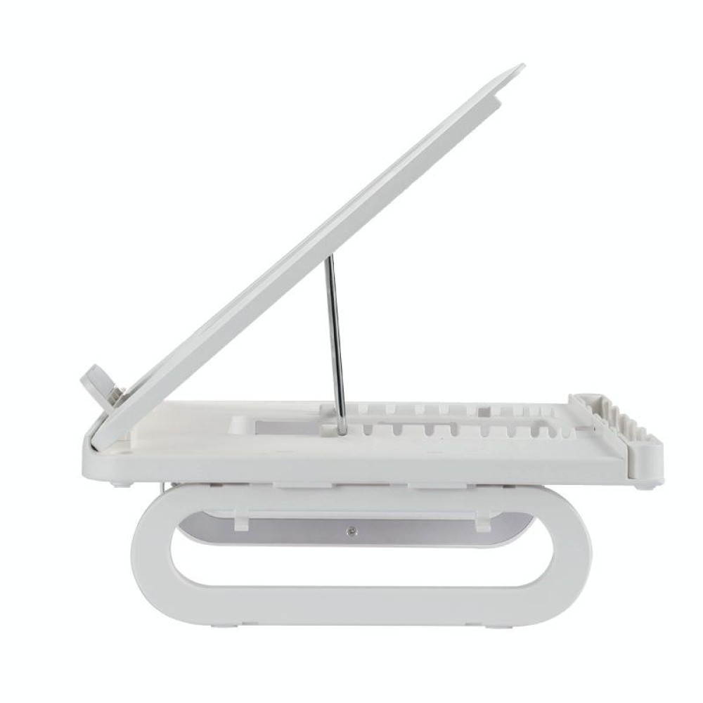 A23 Foldable Notebook Stand With 10-Speed Adjustment Computer Cooling Lifting Stand, Colour: Regular (White)