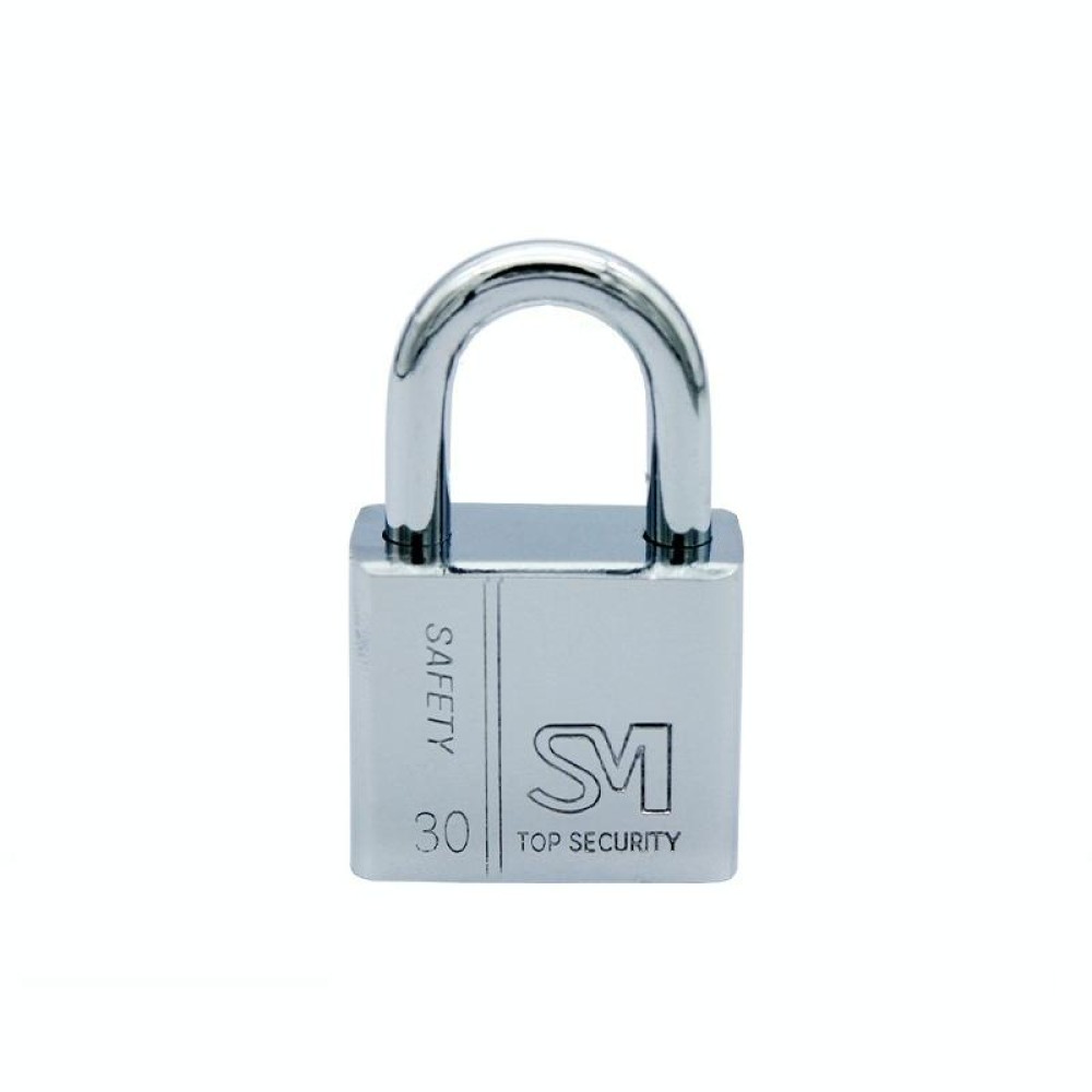 4 PCS Square Blade Imitation Stainless Steel Padlock, Specification: Short 30mm Open