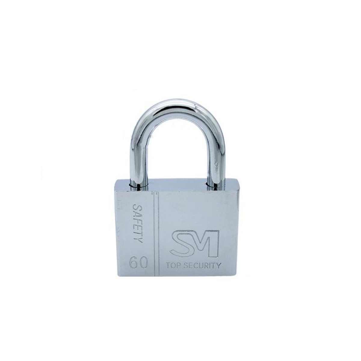 Square Blade Imitation Stainless Steel Padlock, Specification: Short 60mm Open
