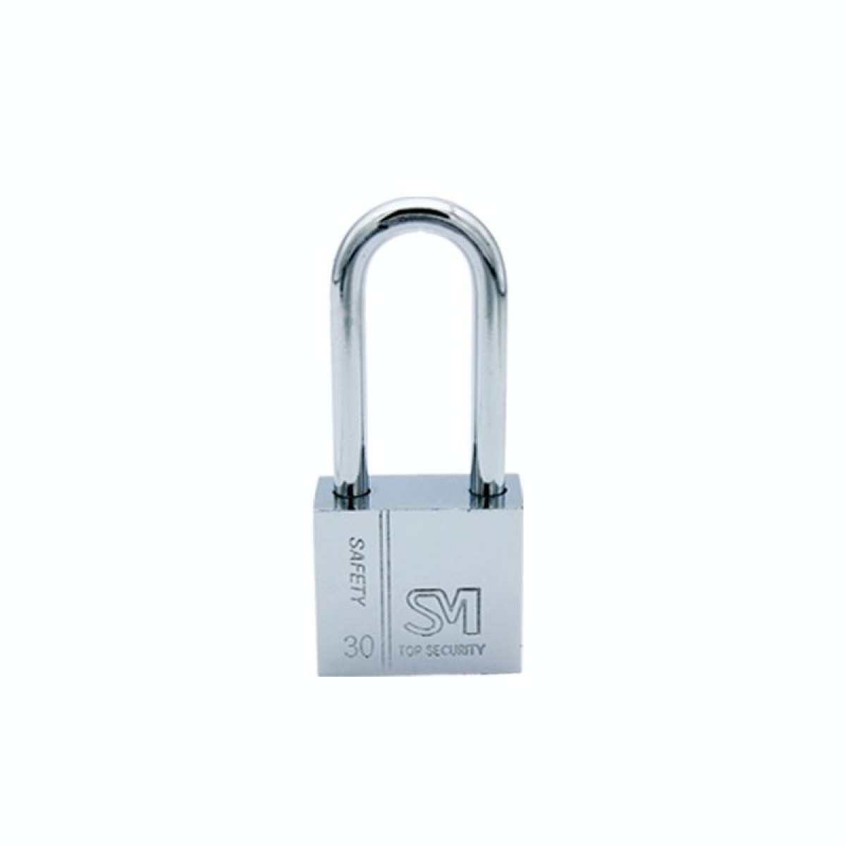 Square Blade Imitation Stainless Steel Padlock, Specification: Long 30mm Not Open