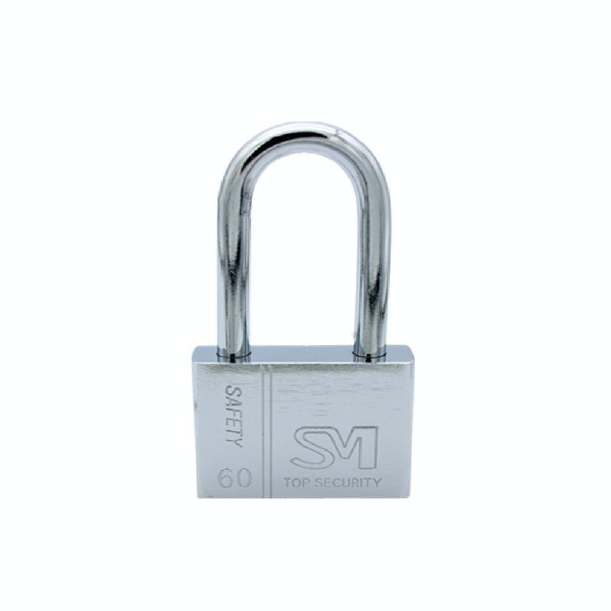 Square Blade Imitation Stainless Steel Padlock, Specification: Long 60mm Not Open