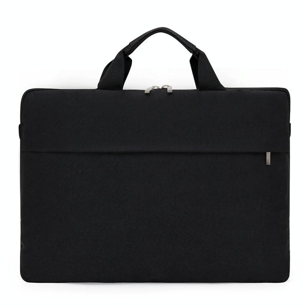 Portable Notebook Bag Multifunctional Waterproof and Wear-Resistant Single Shoulder Computer Bag, Size: 15 inch(Black)