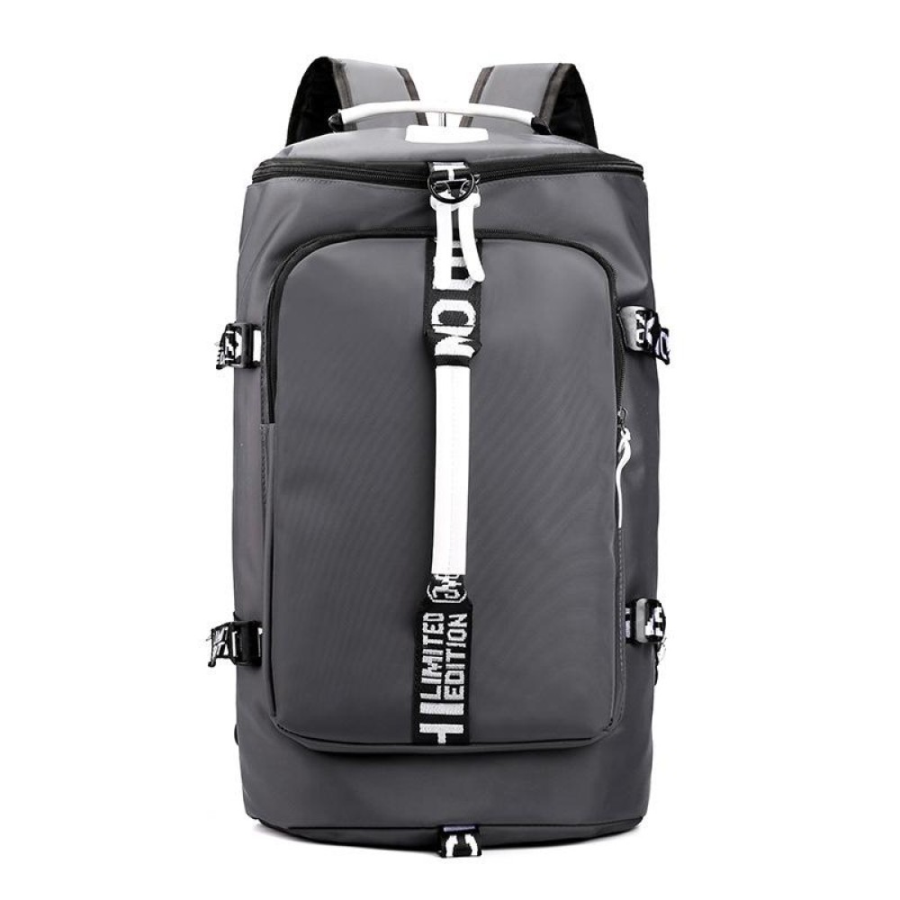 Large-Capacity Backpack Leisure And Light Mountaineering Travel Bag, Size: 18 inch(Light Grey)