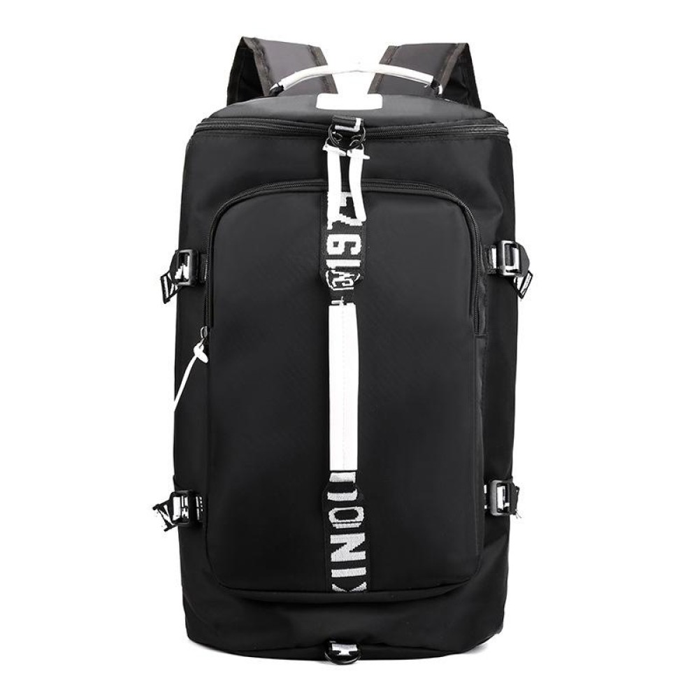 Large-Capacity Backpack Leisure And Light Mountaineering Travel Bag, Size: 18 inch(Black)