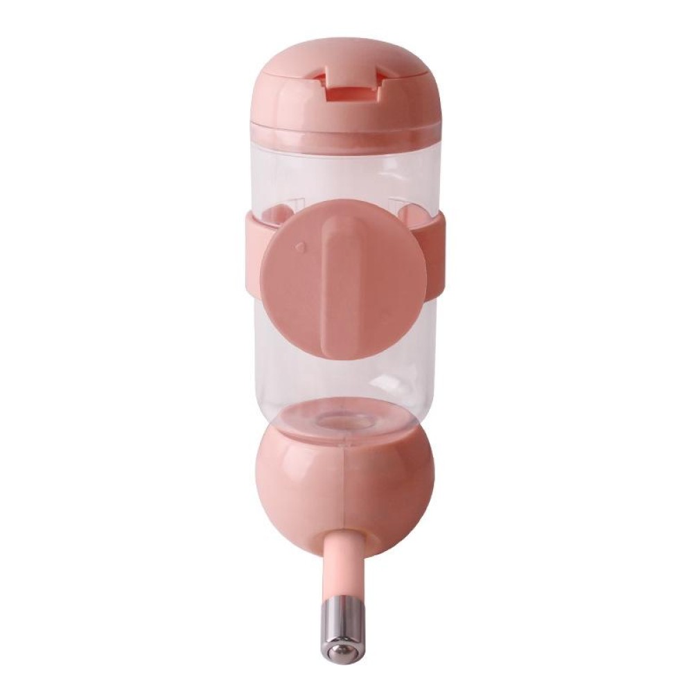 Pet Waterer Hanging Type Pet Water Cup, Specification:  350ml (Pink)